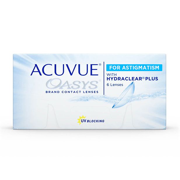 Doosje tweewekelijkse lenzen: Acuvue Oasys for Astigmatism (6 lenzen)