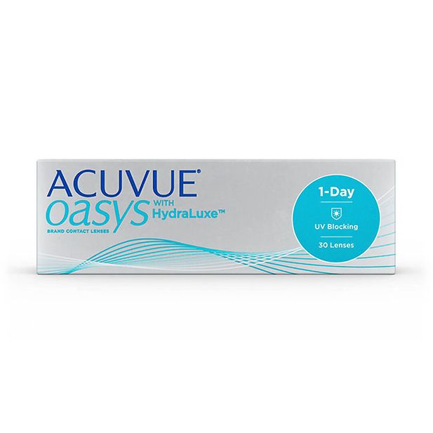 Doosje Acuvue Oasys 1-Day with HydraLuxe lenzen